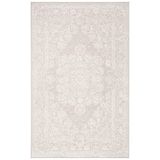 Safavieh Reflection Collection RFT664D Vintage decoratief tapijt voor entree, woonkamer, foyer, slaapkamer, 7,6 x 1,2 m, crème/ivoor