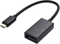 DLH DY-TU4692 video kabel adapter 0,21 m USB Type-C DisplayPort Zwart