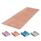 FLXBL yoga FLXBL Reis Yogamat en Luxe Toplaag – Dun, Licht, Opvouwbaar en Wasbaar (Terra)