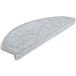 Maison Exclusive - Tapis d'escalier 20 pièces 65 x 24 x 4 cm gris clair demi-rond grand