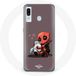 Maniacase Etui voor Samsung Galaxy A30 DeadPool Unicorn