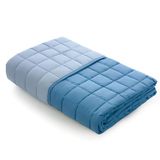 Caleffi - Sprei, gewatteerd, modern, eenkleurig, voor eenpersoonsbed, hemel