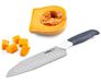 Zyliss E920212 Comfort Santokumes, 18cm, Japans Roestvrij Staal, Donkergrijs/Wit Handvat, Keukenmes, Vaatwasserbestendig, 5 Jaar Garantie