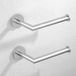 HITSLAM Toiletrolhouder, RVS Toiletrolhouder voor Wandmontage, Toiletrolhouder voor Badkamer en Keuken, Toiletrolhouder, Geborsteld RVS, 2 Stuks