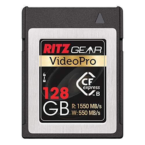 RitzGear Ritz Gear Video Pro CFExpress-kaart 128 GB Type B (1550/550 Lezen/schrijven)