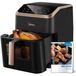 Friteuse à air chaud, 7 litres, 7 programmes, technologie HeatXpress, 1800 watts, revêtement antiadhésif