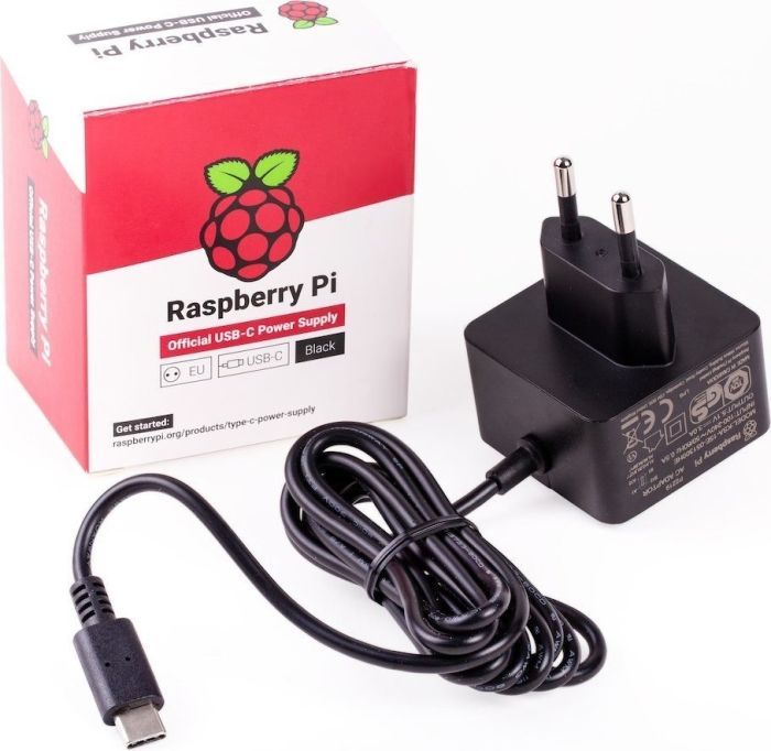 Raspberry Pi RPI PS 15W BK EU - Black - Power Supply