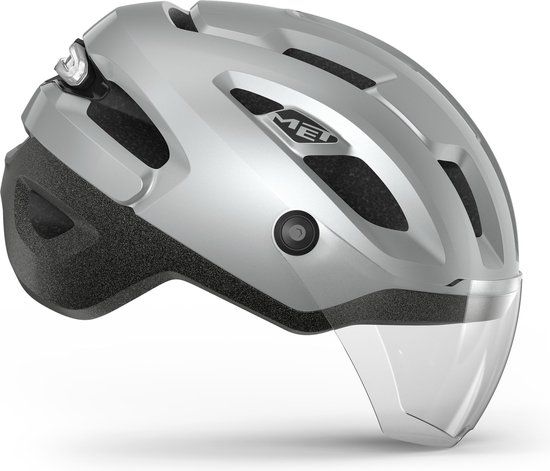 MET Intercity MIPS Fietshelm - Reflective Glossy - Maat L - Wit