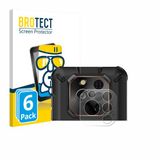 BROTECT Screenprotector 6 Stuks voor Ulefone RugOne Xever 7 Pro (ALLEEN Camera Lens) Beschermglas transparant