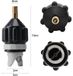 Adaptateur de pompe SUP - Adaptateur de valve pour bateaux pneumatiques et planches de SUP - Jeu de 2 - Convertisseur de pompe à air électrique