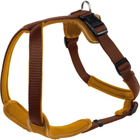 Hunter Harnas Neopren Nylon Bruin&Caramel 53-65x2.0 cm
