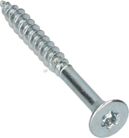Deltafix Spaanplaatschroef Platkop Torx Verzinkt 3.0 x 30 mm 40 stuks