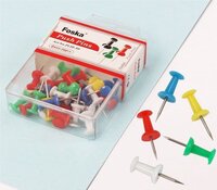 Hengli Push Pins - 30 Pieces - Colored