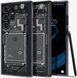 Spigen Ultra Hybrid Geschikt voor Samsung Galaxy S24 Ultra - Back Cover - Zero One Zwart