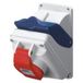 Gewiss COMBIBLOC - ZONDER MONTAGEBEHUIZING - IP44 - 3P+N+A 16A 480-500V - 50/60HZ 6H, GW66431