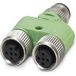 Phoenix Contact 1683455 Sensor/actuator verdeler en adapter M12 Aantal polen (sensoren): 4 Adapter, Y-vorm 5 stuk(s)