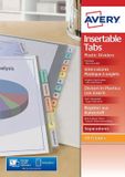 Avery Showtas A4 PP m/tabs/set 12
