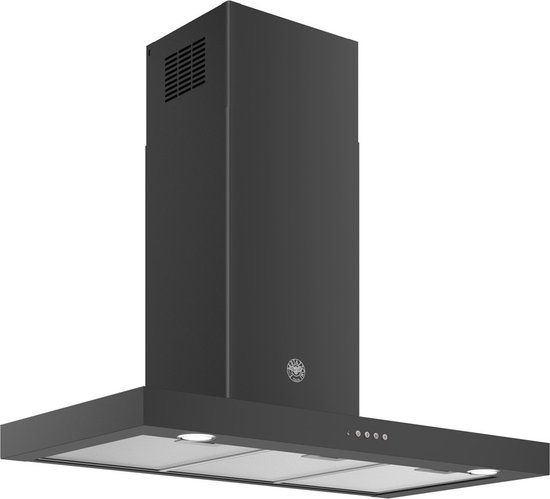Bertazzoni KT100P1NEV Afzuigkap Muurmontage Zwart 710 m³/uur