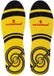Sorbothane Double Strike schokabsorberende inlegzolen - Maat 41 - Geel