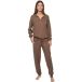 Selmark Pyjama avec haut col polo femme P108 Minimal Premium