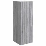 vidaXL Wandkast 33 x 34,5 x 90 cm Bewerkt hout Grijs Sonoma