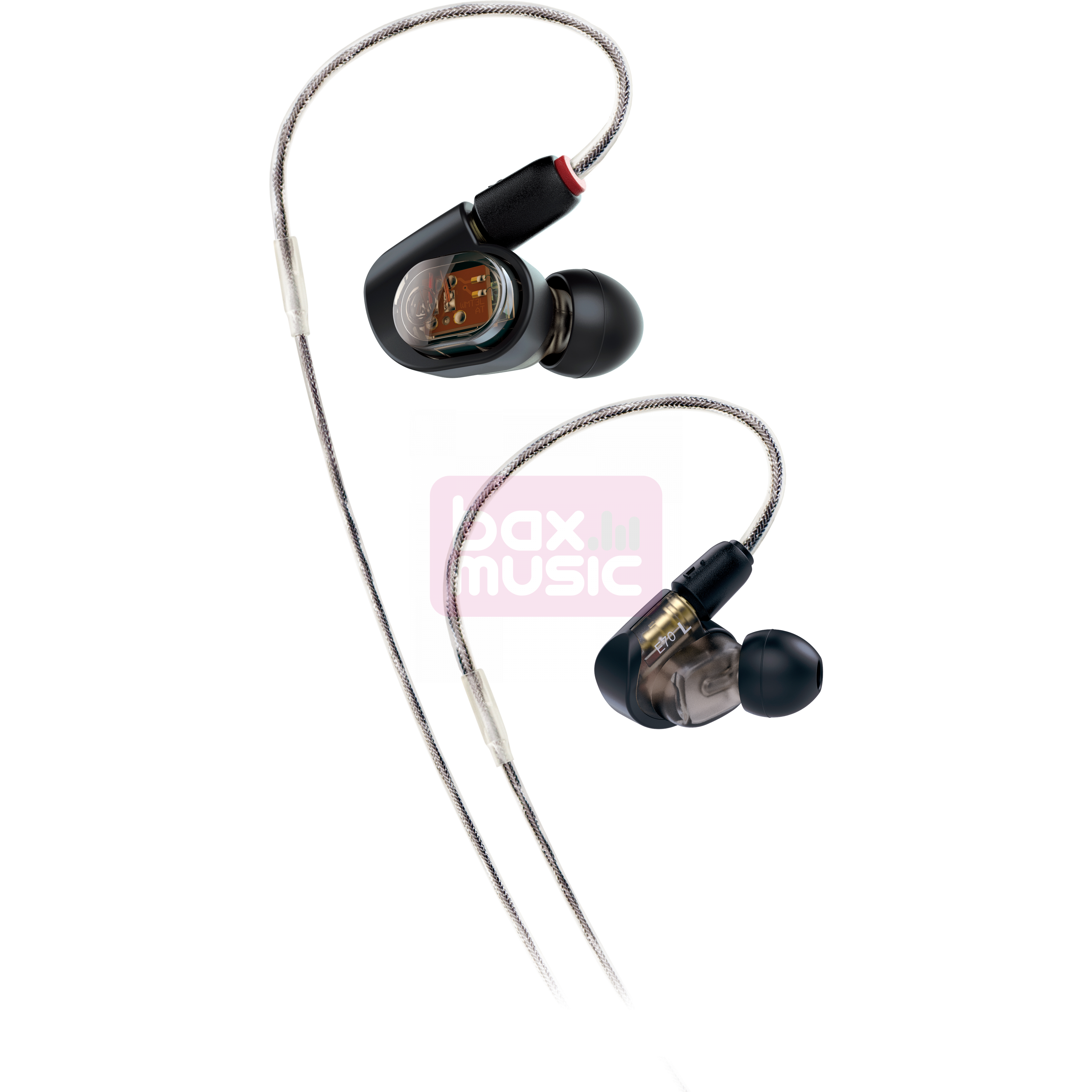 Audio-Technica ATH-E70 in-ear monitor zwart