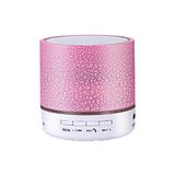 Bluetooth-luidspreker, klein, draagbaar, draadloos, met TWS, HD-stereogeluid voor thuis, strand, douche, outdoor-reizen, roze