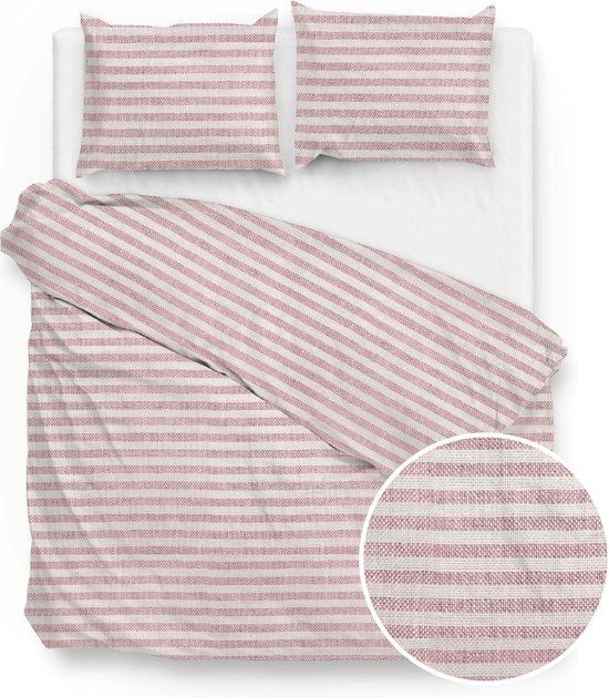 Zo! Home Maeve Dekbedovertrek Lits-jumeaux - 240x200/220 cm - Rood - Katoen