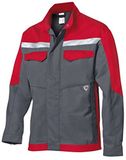 BP Multinorm-jas Apc2 2435-820 Lange mouw Katoen Dunkelgrau/Rot Mannen Casual