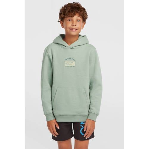 O'Neill hoodie met backprint lichtgroen