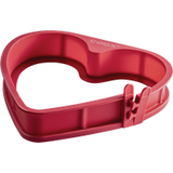 COOX Moule à charnière en silicone Cœur (rouge foncé)
