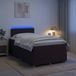 Maison Exclusive - Lit boxspring avec matelas marron foncé 120 x 200 cm tissu
