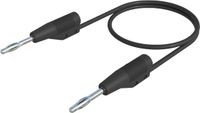 SKS Hirschmann MVL F 2/100 Meetsnoer Banaanstekker 2 mm Banaanstekker 2 mm 1.00 m Zwart 1 stuk(s)