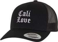 Mister Tee Cool Cali Love 5Panel Retro Trucker Snapback Pet Zwart