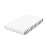 schlafgut Jersey Pure hoeslaken extra hoog - Eenpersoons S - 90x190 - 100x220 101 Full-White
