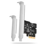 Axagon PCES-SA4X4 PCIe Controller 4x Internal SATA 6G Port + LP