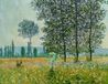 Your Decoration B.V. Impression d'art Claude Monet - Champs au printemps 90x70cm