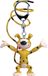 Plastoy Porte-clés Marsupilami heureux - Plastique - 12 cm