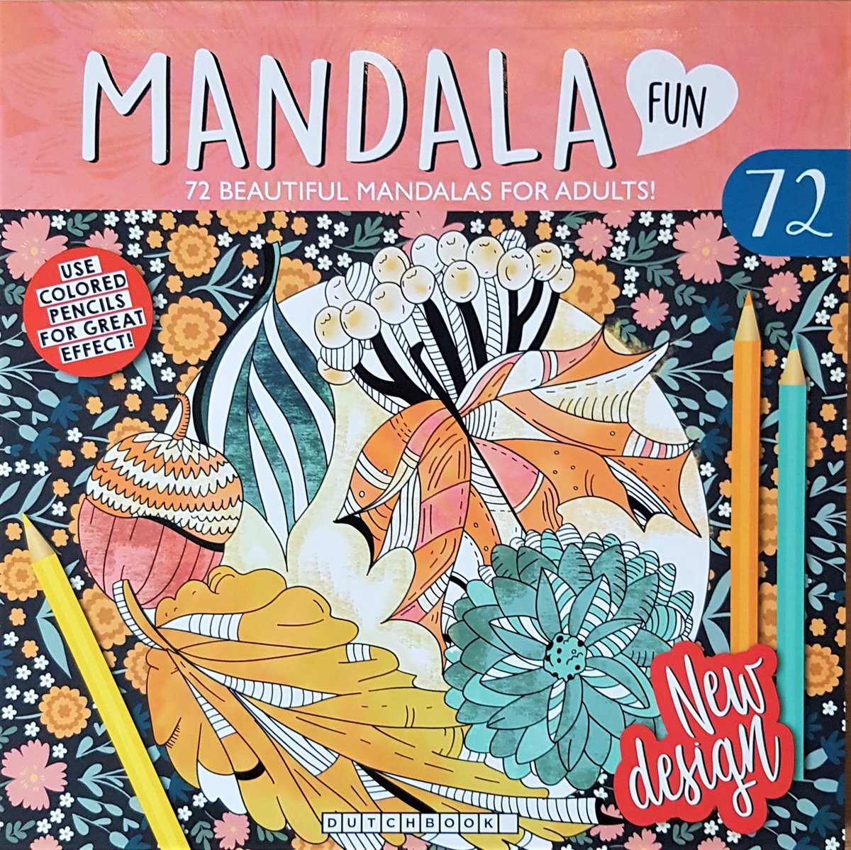 Dutchbook Mandala kleurboek voor volwassenen met 72 kleurplaten