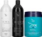 Kit Zap Me Leva Black & Detox Brazilian Keratin Treatment 2x1000 ml & Zap Bluetox Ztox Blue Matiz Mask 950g