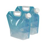 Benson Opvouwbare waterzak - 2x - 5 liter - met kraan - kamperen / survival