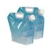 Benson Opvouwbare waterzak - 2x - 5 liter - met kraan - kamperen / survival
