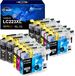 Brother Cartouches d'encre LC223 XL, pack de 10, convient pour Brother MFC/DCP