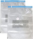 Bolsa Vacuumzakken voor kleding/textiel - Vacuum opbergzakken - 4x stuks - transparant - 45 x 60 cm