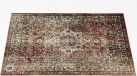 DRUMnBASE Tapis de scène usé style persan vintage - Noir