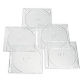 Verbatim CD DVD Blu-Ray Clear Slim Jewel Cases 5.2 mm – 25 Pack