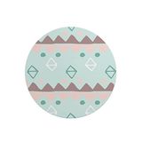 Questo Casa Ronde Digitally Printed Mouse Pad, Non-Slip Bottom, for Office and Home, Diameter: 22 cm