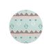 Questo Casa Ronde Digitally Printed Mouse Pad, Non-Slip Bottom, for Office and Home, Diameter: 22 cm