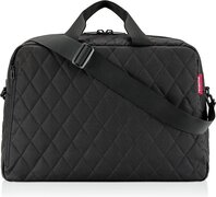 reisenthel Dufflebag M Reistas - 38L - Rhombus Black Zwart