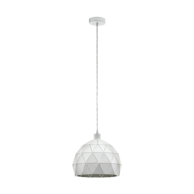 EGLO Roccaforte Hanglamp - Wit - E27 - Ø 30 cm